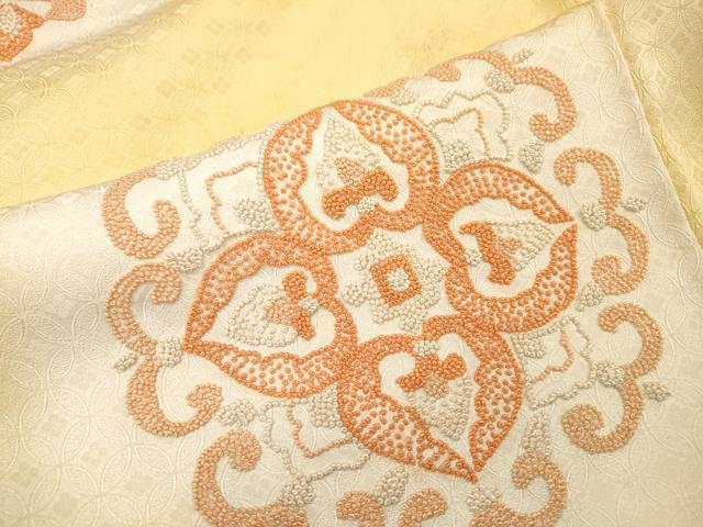 平和屋着物▼中国三大刺繍 相良刺繍 総刺繍 色留訪問着 正倉院 暈し染 正絹 逸品 DABF2424fe