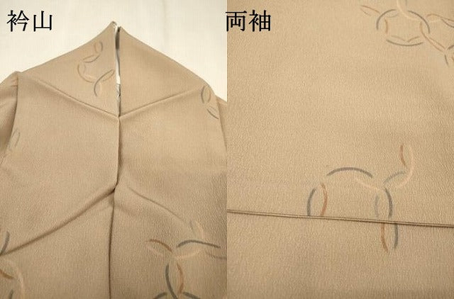平和屋着物▽小紋 単衣 七宝文 さんび謹製 洗える着物 DABF2558fe