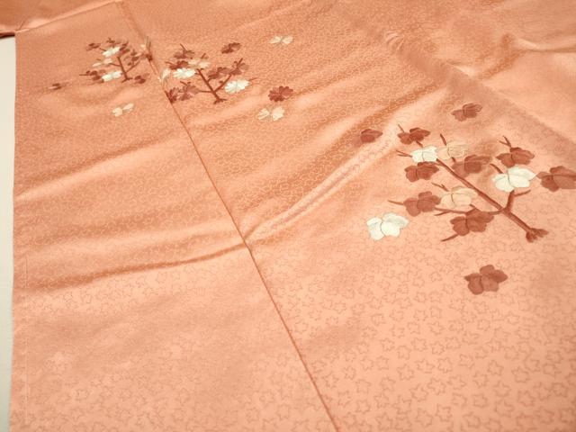 平和屋着物▼訪問着 総刺繍 枝花 正絹 逸品 未使用 DABF2892fe