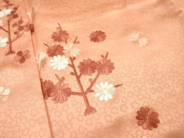 平和屋着物▼訪問着 総刺繍 枝花 正絹 逸品 未使用 DABF2892fe