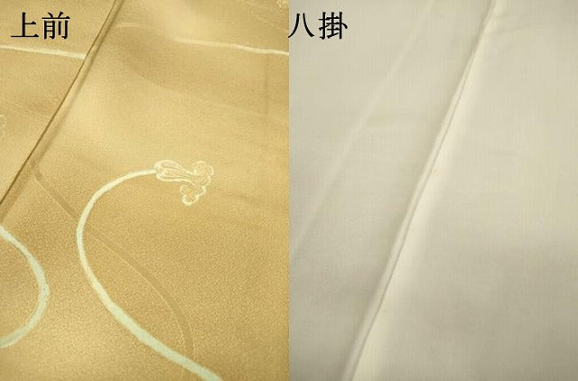 平和屋着物▼上質な小紋 地紋起こし 紐文 暈し染 正絹 逸品 DABF2896fe