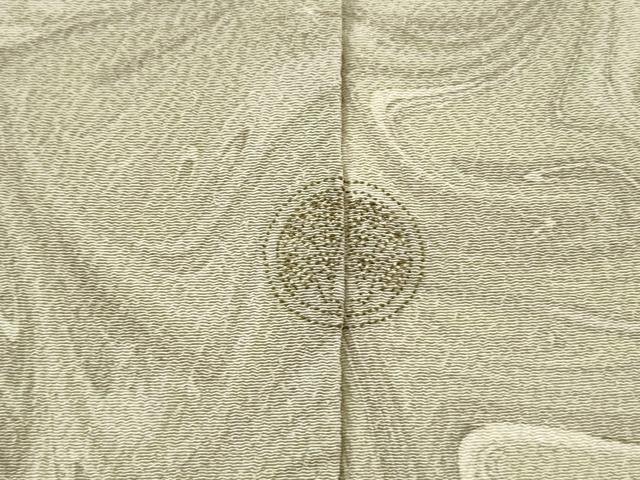 平和屋着物●洗える最高級着物 <英>はなぶさ謹製 小紋 墨流し文様 洗える着物 DABF2901fe