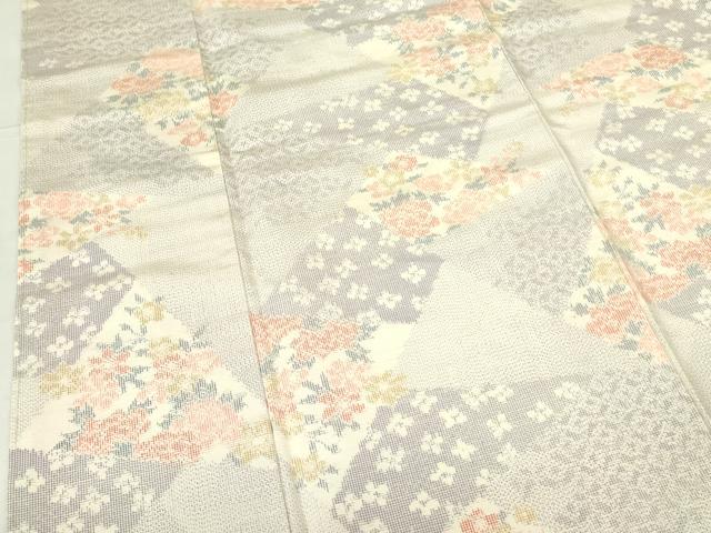 平和屋着物■上質な紬 草花文 やまと誂製 正絹 逸品 DABF3071op