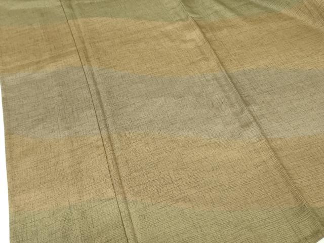 平和屋着物▽訪問着 単衣 紬地 霞文 正絹 逸品 DABF3162op