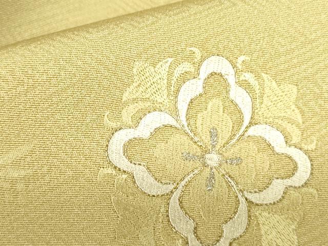 平和屋着物●訪問着 駒刺繍 花菱文 金彩 正絹 逸品 DABF3176op