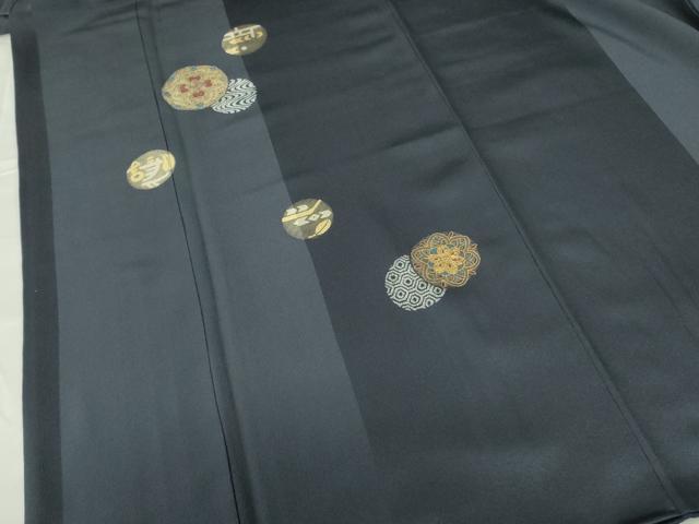 平和屋着物●訪問着 竹屋町刺繍 流水花丸文 金銀彩 さが美扱い 正絹 逸品 DABF3187op