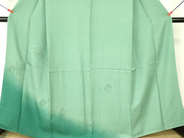 平和屋着物▼中国三大刺繍 スワトウ刺繍 汕頭刺繍 総刺繍 訪問着 亀甲花文 暈し染め 正絹 逸品 DABF3252op