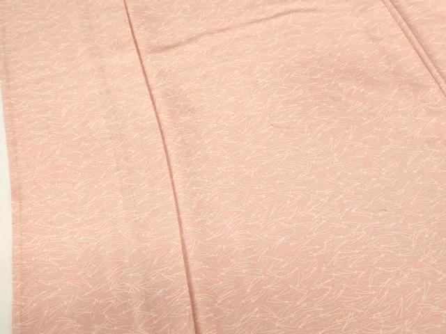 平和屋着物▽上質な小紋 単衣 松葉散らし 正絹 逸品 DABF3330op