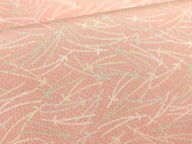 平和屋着物▽上質な小紋 単衣 松葉散らし 正絹 逸品 DABF3330op