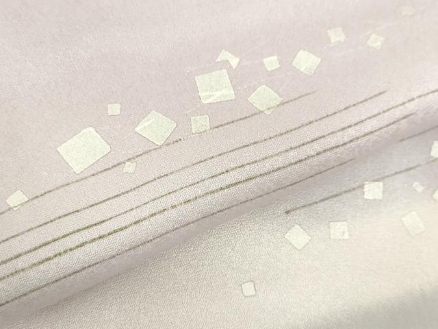 平和屋着物▽訪問着 単衣 箔散らし 暈し染め 銀彩 正絹 逸品 DABF3334op