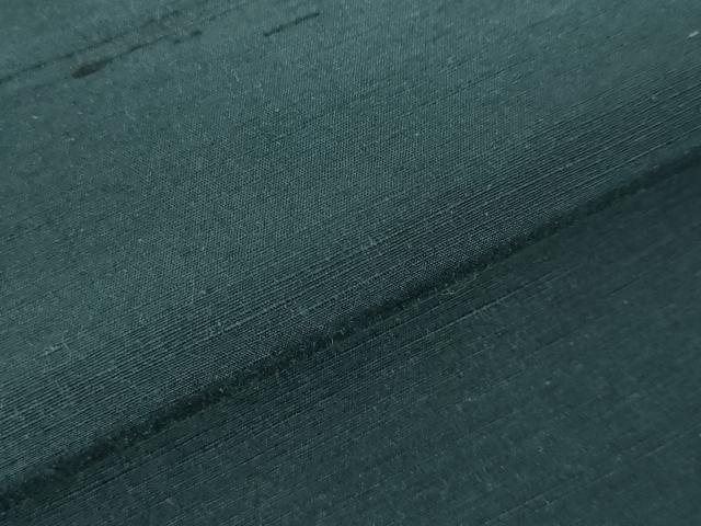平和屋着物▽上質な紬 単衣 色無地 百入茶色 正絹 逸品 DABF3343op