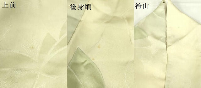 平和屋着物▼上質な小紋 地紋起こし 草花 暈し染め 正絹 逸品 DABF3433op
