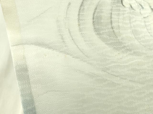 平和屋着物*夏物 訪問着 紗 荒波に舟 暈し染め 正絹 逸品 DABF3492op
