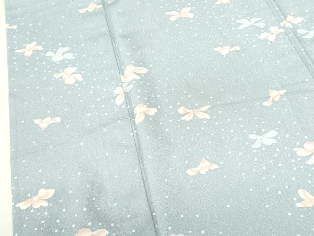 平和屋着物▽小紋 単衣 舞花 洗える着物 DABF3551op