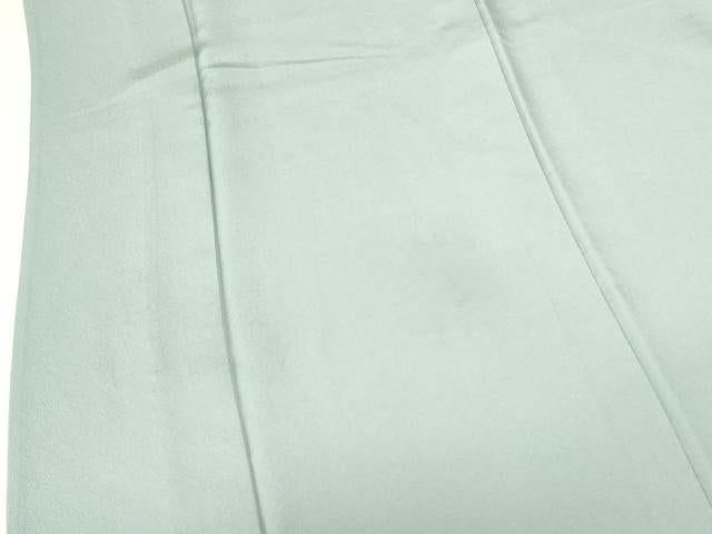 平和屋着物▽上質な色無地 単衣 秘色色 正絹 逸品 DABF3565op