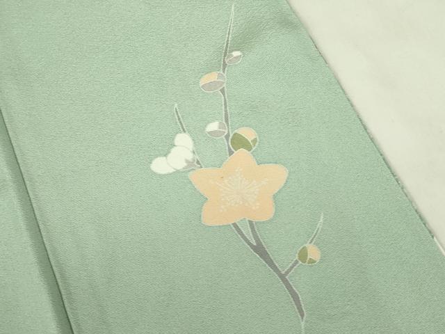 平和屋着物●訪問着 花鳥文 暈し染め 正絹 逸品 DABF3622op