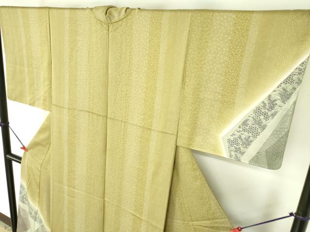 平和屋着物●江戸小紋 訪問着 吉祥花文 暈し染め 正絹 逸品 DABF3627op
