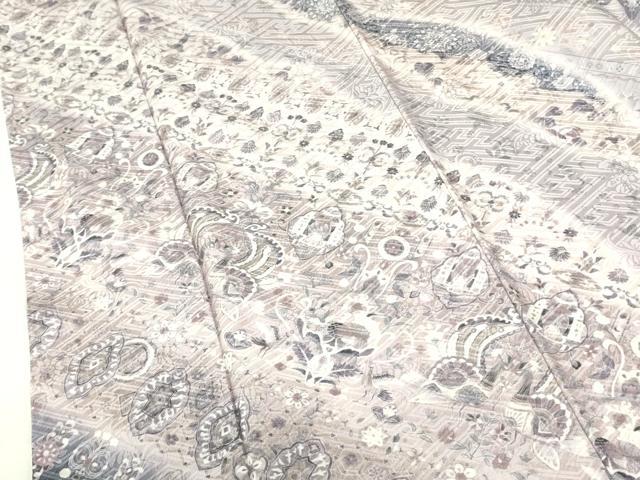 平和屋着物●訪問着 更紗花文 暈し染め 正絹 逸品 DABF3628op