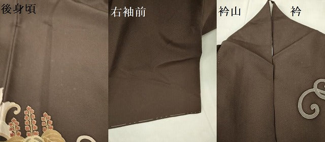 平和屋着物●訪問着 桐唐草文 正絹 逸品 DABF3632op