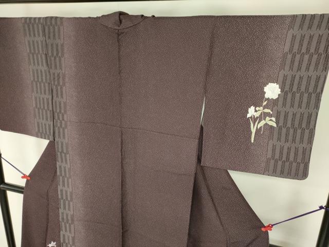 平和屋着物●染色の魔術師 染乃座・大久保玄才 そめのざ玄才 訪問着 総刺繍 舞蝶花文 やまと誂製 正絹 逸品 DABF3636op