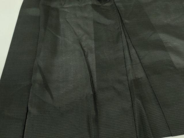 平和屋着物▽男性 黒紋付羽織 スリーシーズン 春夏秋 塵除け 絽 正絹 逸品 DABF3652op