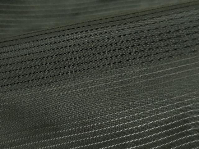 平和屋着物▽男性 黒紋付羽織 スリーシーズン 春夏秋 塵除け 絽 正絹 逸品 DABF3652op