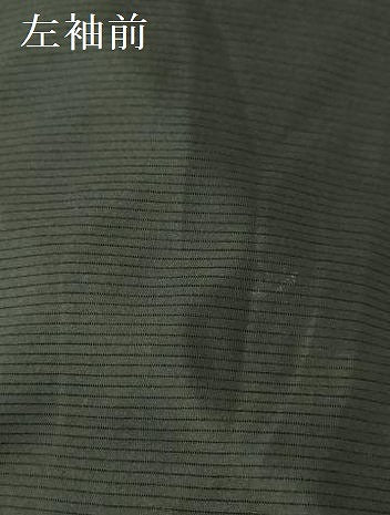 平和屋着物▽男性 黒紋付羽織 スリーシーズン 春夏秋 塵除け 絽 正絹 逸品 DABF3654op