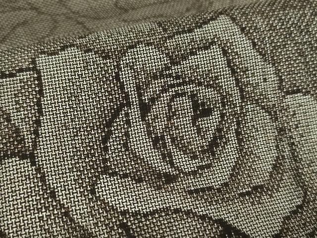 平和屋着物●本場大島紬 9マルキ 薔薇 バラ そごう百貨店扱い ロング丈 正絹 逸品 未使用 DABF3682op