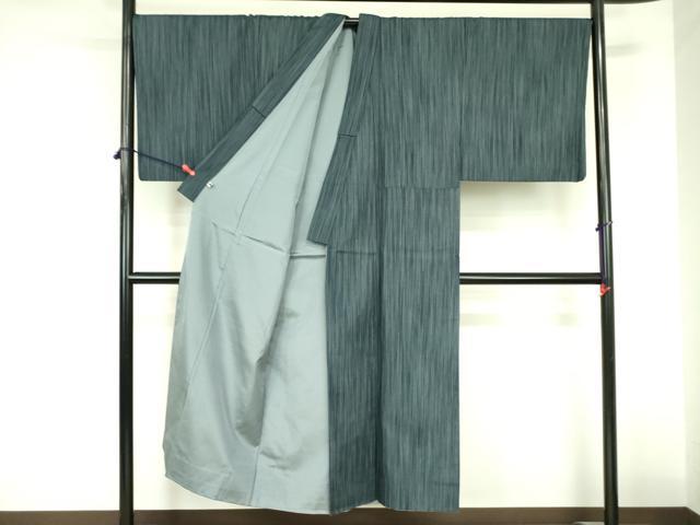 平和屋着物●男性 紬 間道 正絹 逸品 DABF3707op