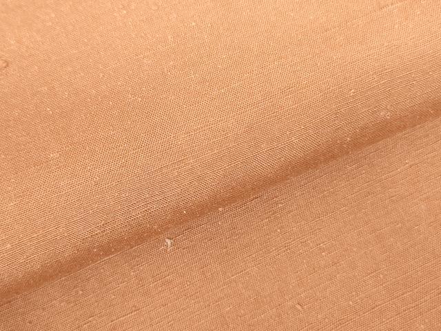 平和屋着物●上質な紬 江戸茶色 正絹 逸品 DABF3711op