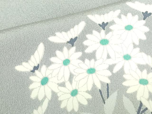 平和屋着物●十日町友禅作家 阿部佳雪 訪問着 草花 暈し染め 正絹 逸品 DABF3713op