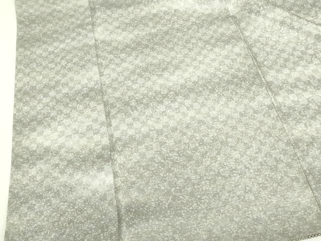 平和屋着物●上質な小紋 紬地 作家物 霞文 暈し染め 背抜き仕立て 正絹 逸品 DABF3714op