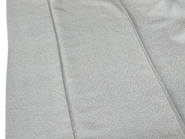 平和屋着物▼上質な色無地 霞地紋 薄鼠色 正絹 逸品 DABF3753op