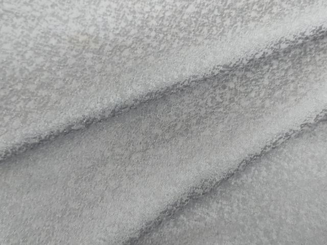 平和屋着物▼上質な色無地 霞地紋 薄鼠色 正絹 逸品 DABF3753op