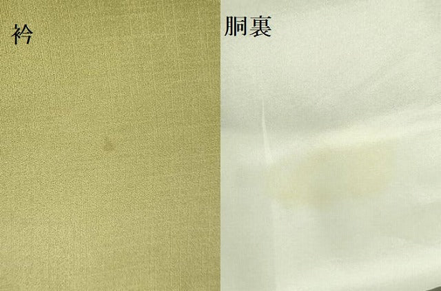 平和屋着物▼訪問着 螺鈿 舞蝶花文 暈し染め 金銀彩 正絹 逸品 DABF3766op