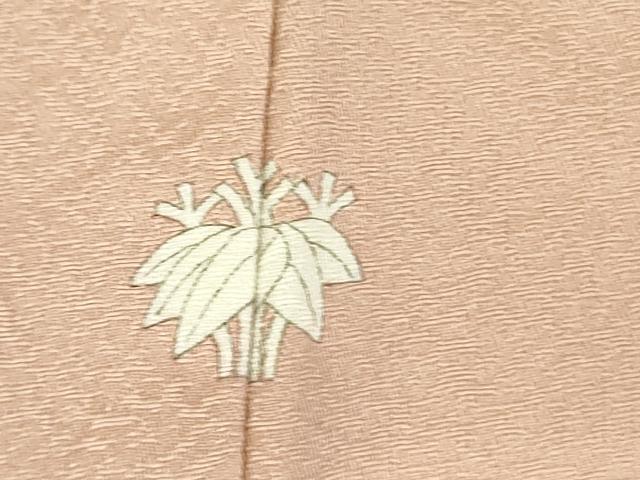 平和屋着物▽上質な色無地 単衣 霞地紋 虹色 正絹 逸品 DABF3794op