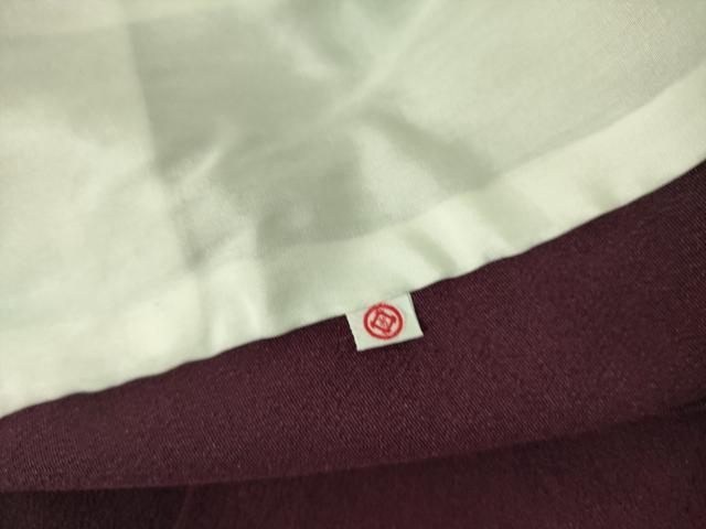 平和屋着物▽訪問着 単衣 一珍染 草花 松坂屋扱い 正絹 逸品 DABF3796op
