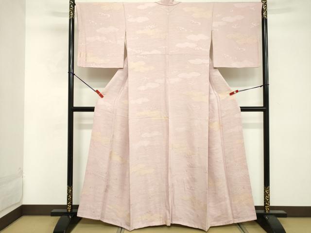 平和屋着物■上質な小紋 雲重ね文 正絹 逸品 DABF4003cd
