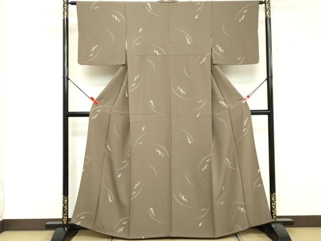 平和屋着物■上質な小紋 幾何学文 正絹 逸品 DABF4069cd