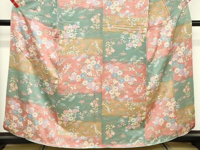 平和屋着物■訪問着 花鳥文 正絹 逸品 DABF4070cd