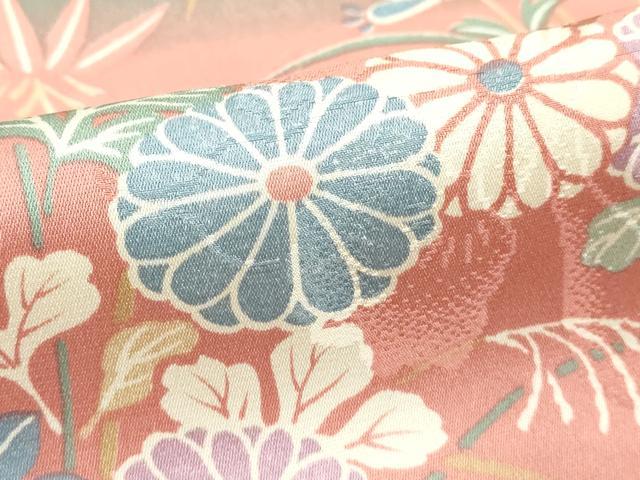 平和屋着物■訪問着 花鳥文 正絹 逸品 DABF4070cd