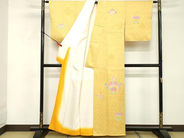平和屋着物■訪問着 舞花文 正絹 逸品 DABF4102cd