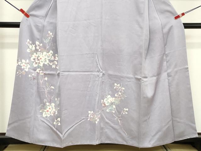 平和屋着物■訪問着 刺繍 枝花文 正絹 逸品 DABF4113cd