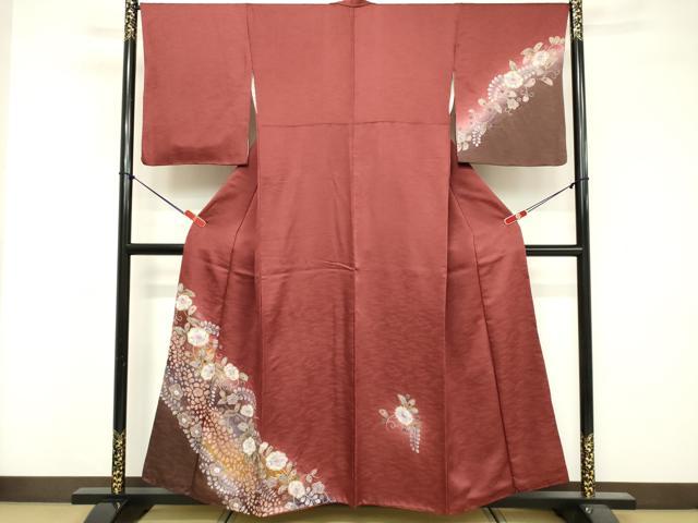平和屋着物■訪問着 絞り 辻が花 暈し染め 金彩 正絹 逸品 DABF4133cd