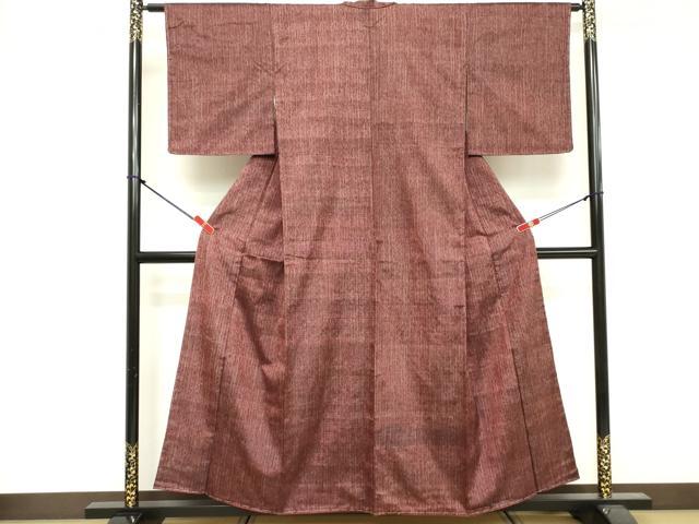 平和屋着物■上質な紬 間道 正絹 逸品 未使用 DABF4139cd