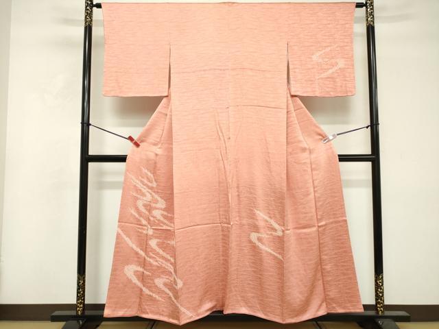 平和屋着物■訪問着 絞り 流水文 正絹 逸品 DABF4140cd