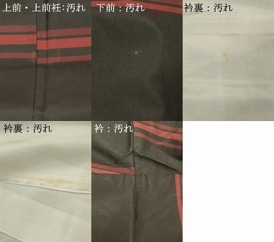 平和屋着物■本場縞大島紬 横段文 正絹 逸品 DABF4170cd