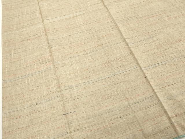 平和屋着物■上質な紬 格子 正絹 逸品 DABF4225cd