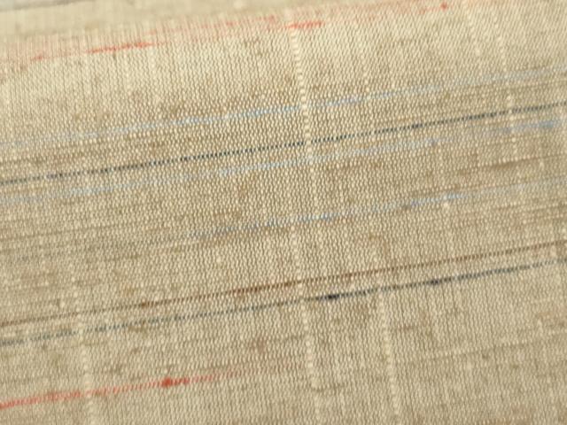 平和屋着物■上質な紬 格子 正絹 逸品 DABF4225cd