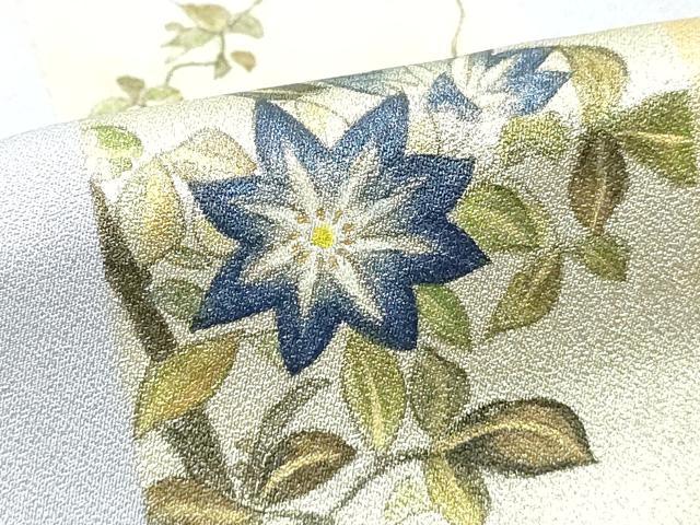 平和屋着物■訪問着 短冊花文 暈し染め 金彩 正絹 逸品 DABF4278cd
